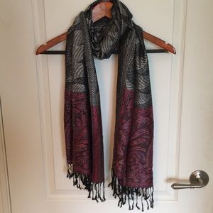 Multi color pashmina style scarf